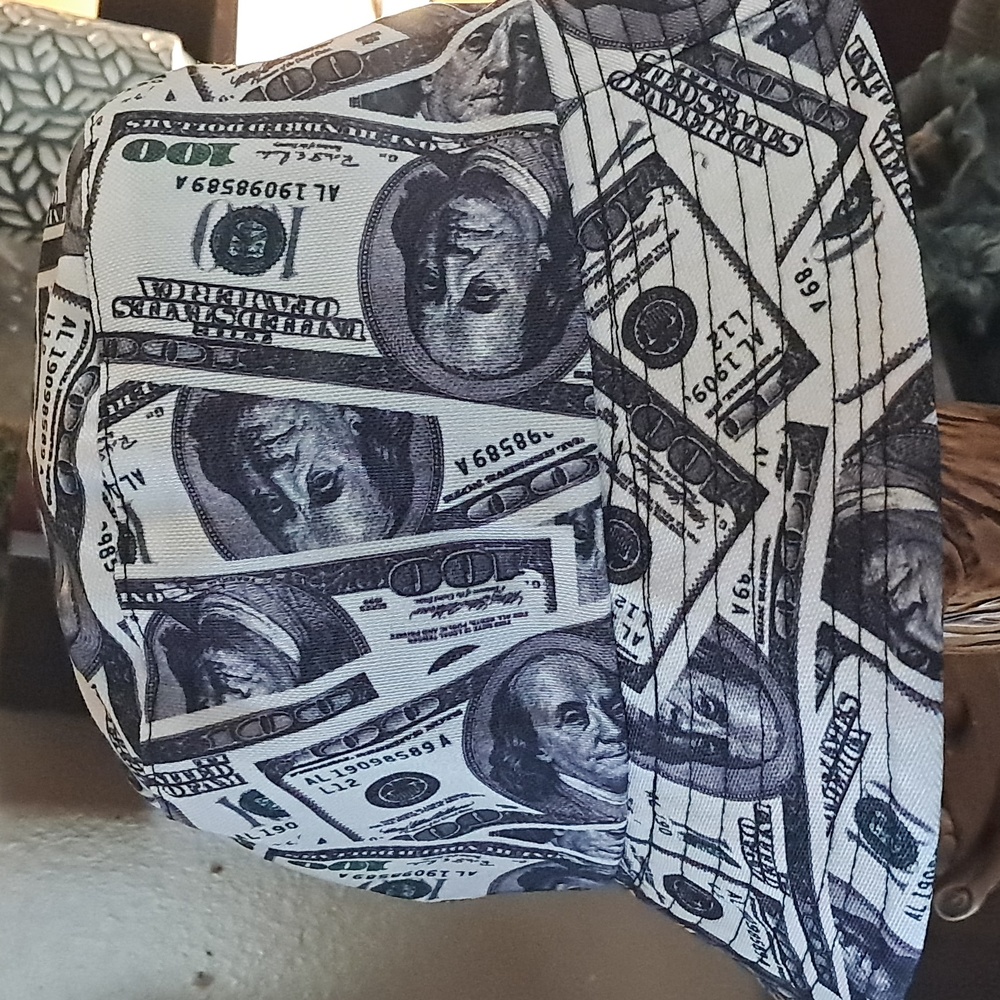 Reversible 100 dollar bill bucket hat